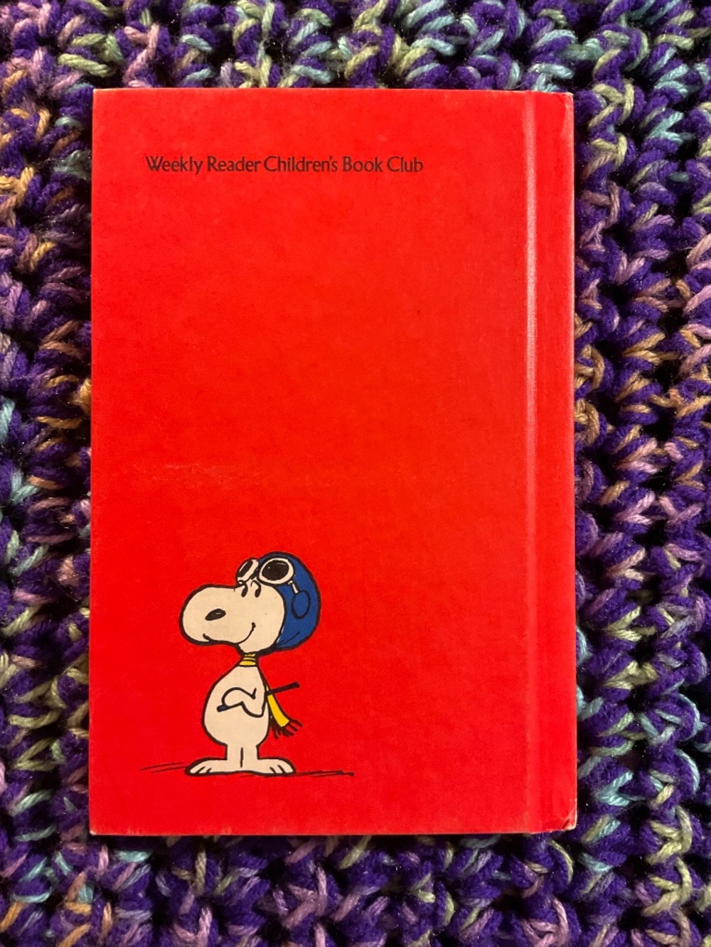 VTG- 1966 peanuts” Snoopy and the red Baron” hardcover book Schulz - Picture 2 of 3